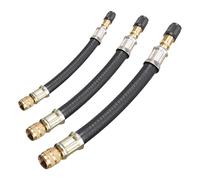 FENGCHUANG Prolunga Valvola Pneumatici 100mm, 150mm, 210mm 3Pezzi, Gomma Estensione Valvola, Pneumatici valvola Adattatore, per Auto Bici Camion Motocicletta