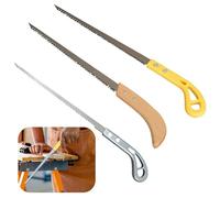 FENGCHUANG Seghetto per Potatura, Lunghezza lama 21,5/22,5/22,5 cm, Mini Sega a Mano Fega da Falegname, Maneggevole Segaccio a Trazione per Potatura e Giardinaggio