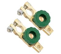 FENGCHUANG Stacca Batteria per Auto 12V/24V 2 Pezzi Morsetto Staccabatteria Interruttore en alliage de zinc Dispositivo Staccabatteria Rapido per Auto per Auto Moto Marine Camion Barca