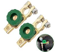 FENGCHUANG Stacca Batteria per Auto 12V/24V 2 Pezzi Morsetto Staccabatteria Interruttore en alliage de zinc Dispositivo Staccabatteria Rapido per Auto per Auto Moto Marine Camion Barca