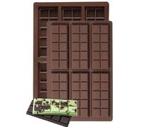 FENGCHUANG Stampo per Cioccolato in Silicone 2 Pezzi Stampi in Silicone per Barrette Stampo per Torrone di Cioccolato Stampi per Cioccolatini, Caramelle, Torta, Cubetti di Ghiaccio