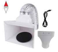 Fengda Portable Airbrush Spray Booth Spraying Box With Suction BD-515 BD-515EU