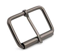 Fenggtonqii - Fibbie a rullo, 5,7 x 3,0 cm, fatte a mano, per borse, cinghie in pelle, colore: canna di fucile