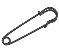 Fenggtonqii - Spilla di sicurezza grande, lunghezza 63 mm, colore: Nero
