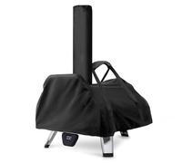 Fenghome Copertura per forno per pizza Ooni Koda 16, impermeabile, resistente alle intemperie, in tessuto Oxford, borsa per il trasporto del forno per pizza, accessori nero (66 x 60 x 22 cm)