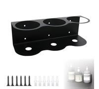 FENGJIAHUI Bombolette Spray Portabottiglie Spray, Porta Lattine, Porta Bombolette Spray, Supporto per Bomboletta Spray, Accessorio per Attrezzi ad Aria Compressa per Garage Officina (3 Slot)