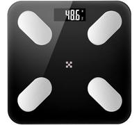 FENGJISUN Bilance Pesapersona Digitali Bilancia Pesapersone con Ricarica USB, Bilancia Elettronica, Bilancia Pesapersone Multifunzionale Gestione del Peso(Black)