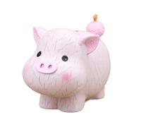 FENGJISUN Salvadanaio Portamonete Maiale Piggy Bank Coin Jar Animal Money Saving Pot Coin Storage Box Container Figurine Decorazioni per Interni