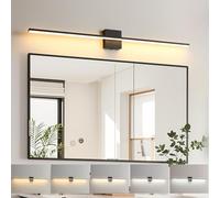 fengkiop Moderno Bagno Vanity Light 40 ", 23W Nero Bagno Luce Sopra Specchio, Dimmerabile 5CCT LED Applique Illuminazione per Bagno Mirro