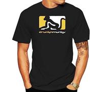 FENGMI XINFUN DRUNKNMUNKY Black T-Shirt Black