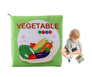 fengminmaoyi Libro da bagno per bambini, resistente agli , in tessuto a contrasto, resistente agli , confortevole al , morbido e lavabile, libro masticabile per bambini e ragazze