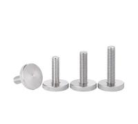 fengpeng Bullone a dita for facciate continue in vetro GB835 M2 .5 M3 M4 M5 M6 M8 M10 in acciaio inossidabile 304 con testa piatta zigrinata e ritorta a mano(M3x14mm-3Pcs)