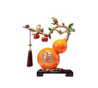 fengqingyunyan0304 Decorativo, Decorazione a Forma di Zucca Portafortuna for Il Soggiorno, Regalo buona Fortuna for la casa Secondo Feng Shui(Orange)