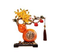 fengqingyunyan0304 Decorativo, Decorazione a Forma di Zucca Portafortuna for Il Soggiorno, Regalo buona Fortuna for la casa Secondo Feng Shui(Orange)