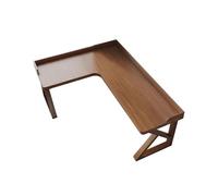 fengqingyunyan0304 Scrivania per computer, Scrivania da studio moderna a forma di L in stile fattoria, tavolo angolare in legno pino for ufficio domestico(140x180cm)
