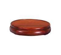 fengqingyunyan0304 Supporto per bonsai, Base circolare for vaso di fiori in legno sandalo rosso, supporto for espositore for bonsai e teiera(L)