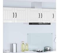 Fengshui Armadio da parete Lucca 2 pezzi 40 x 31 x 40 cm | Legno bianco lucido, lavabile in lavastoviglie, facile da pulire, aspetto moderno