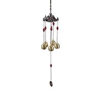 Fengshui Campana Campanelli Eolici Esterni Interni Scacciaspiriti Fortunati Campanello a Vento in Metallo Feng Shui Campana a Vento Pavilion Charm da Appendere