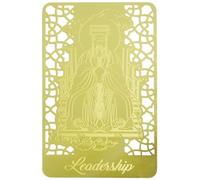 Fengshui Jade Imperatore Leadership Oro Carta Feng Shui Successo Armonia Equilibrio Pace Arte Cinese W5546