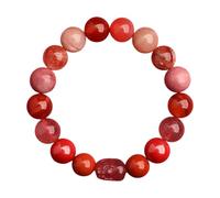 Fengshui pi xiu Crystal Braccialetti perline per donne uomini, pietre naturali bracciale allungata attirano ricchezza e buona fortuna, la meditazione del braccialetto di cristallo bianco bilancia le