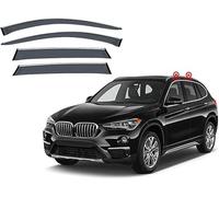 fengSUOM Set di 4 Pezzi, Deflettori per BMW X1 i F48 2016-2022+, Antivento Antipioggia Vetri Laterali Parti Deflettori d’Aria deflettori Antivento