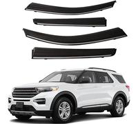 FengXH 4 Pezzi Deflettori Fumati Finestrini per Ford Explorer 2020 2021