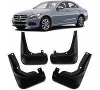 FengXH Auto Paraspruzzi Anteriori e Posteriori Guardie Splash Parafango per Mercedes Benz C Class W205 2015-2018 2019 2020, Body Rotella Accessori Kit Protezione Tutte Le Stagioni