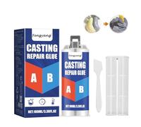 Fengyang® Adhésif De Réparation Des Métaux AB, Colle A Métaux Extra Forte, Colle A Deux Composants Pour Le Métal, Adatto Per Riparare Cracce E Fratture in Metalli, Ceramica