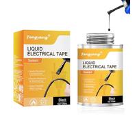 Fengyang® Gel isolante Elettrico, Nastro Isolante Liquido, Nastro Elettrico Liquido Nero, Nastro Elettrico Isolante Liquido, Colla per Nastro Isolante Liquido (Nero)