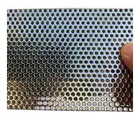FengYoo Lamiera forata acciaio inox 304- Piastra acciaio forata- Apertura 3 mm,Spessore 1.1 mm 200mmX100mm Lastre lamiera