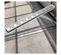 FENGZEQUAN Kit de drenaje de Canal Delgado, rejilla de drenaje para bajante y entrada, acabado de Grano de Madera, drenaje de zanja y rejillas para soluciones de Patio y sótano(H5*W7CM/H1.97*W2.76IN)