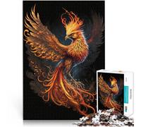 Fenice Nera Puzzle da 2000 pezzi per adulti Aiuta il cervello ad allenare i giocattoli che creano dipendenza per coltivare la pazienza Regali di Babbo Natale segreto 70x100cm