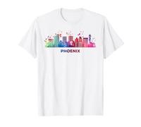 fenici, Orizzonte, colorito, Cityscape, Fenice Maglietta