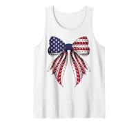 Fenicottero Animale 4 luglio Bandiera Americana Patriottica Coquette Canotta