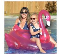 FENICOTTERO CAVALCABILE GIOCO GONFIABILE BAMBINI 110X102CM MARE PISCINA SPIAGGIA