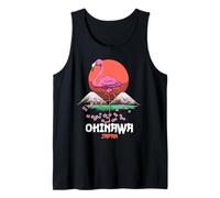 Fenicottero del sol Levante Fiore di ciliegio Sakura Okinawa Canotta