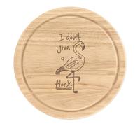 Fenicottero i Don'T Give A Flock Rotondo Tagliare Formaggio Tavola Divertente