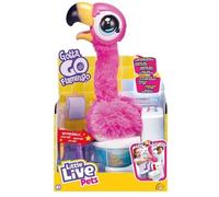 Little Live Pets Gotta Go Flamingo Interactive Plush Toy that Eats, Sings, Dan