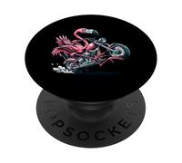 Fenicottero Motocicletta Spirito Libero PopSockets PopGrip Adesivo