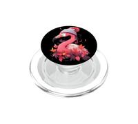 Fenicottero rosa uccello autunno autunno foglie Ringraziamento PopSockets PopGrip per MagSafe