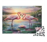 Fenicottero rosasPuzzle 1000 Pezzi Per Adulti, Paesaggio le Artgiochi Educativi, Sfide, Decorazioni Per La Casa70x50cm/1000pcs