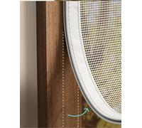 Fenis Fiberglass Magnetic Screen Door black Window 130x150 cm