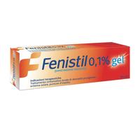 Fenistil Gel 0,1% Dimetindene maleato per Prurito Irritazioni cutanee Punture d’Insetto Eritemi e Lievi Ustioni, 30g