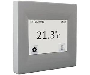 Fenix 4200152 - Termostato digitale Fenix TFT per montaggio a incasso, per controllo stanza e/o pavimento, con timer, modalità manuale antigelo e vacanza, 10 50 gradi C, 230 V, 16 A