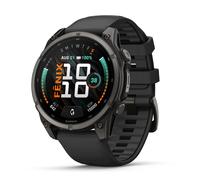 fenix 9 47 mm Titanio DLC Carbon Gray con cinturino in silicone Black (010-04762-11)
