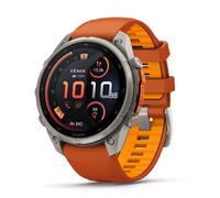 fenix 9 Pro 47 mm Titanio con cinturino in silicone Autumn Orange/Spark Orange (010-04336-01)