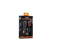 fenix BC26R & BC05R v2 - Set di fari anteriori e posteriori, ricaricabili, colore: Rosso