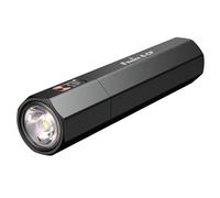 Fenix E-CP - Torcia ricaricabile multifunzione Power Bank, 1600 lumen, 222 m, 504 ore massime, interruttore a pulsante singolo, 5000 mAh, uscita USB-A e USB-C, IP68, colore: nero