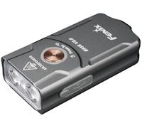 Fenix E03R V2.0 Torcia da Taschino in Metallo Intero ad Alta Luminosità, Torcia EDC Piccola, Luce Rossa, Luce Bianca, Regolazione Intelligente della Temperatura, Protezione IP66, con Ricarica USB-C