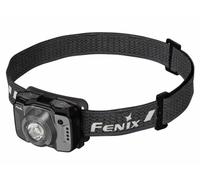 Fenix HL12R V2.0 - Lampada frontale ricaricabile per esterni, 500 lumen, 125 m, max 112 ore, 500 lumen, fascio secondario rosso da 1 lumen, IP66, colore: Grigio